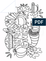 Thanksgiving Coloring Pages Abundant Harvest