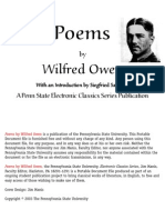 Wilfred Owen Poems