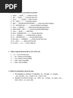 Exercices pour la fin du premier semestre 1
