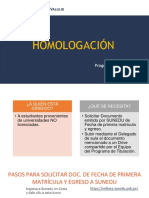 HOMOLOGACIÓN