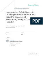 Feminist Theology-2015-Auga-49-68 Bonhoeffer Spivak