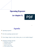 Operating Exposure (Or Chapter 9)