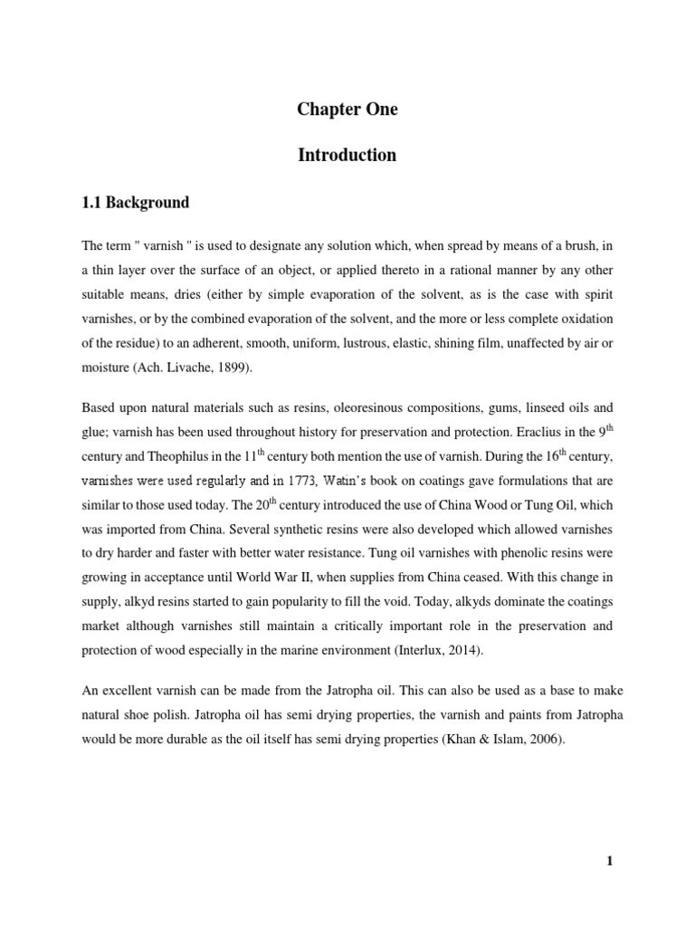 Varnish PDF Varnish Chemistry