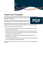 Project Plan Template 0