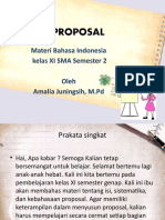 Proposal Kelas 11 Sma