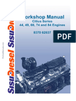 Sisu Citius Series 44-49-66 74 and 84 Engines Workshop Manual