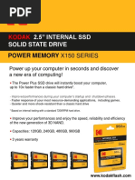 2.5'' Internal SSD Solid State Drive: Kodak