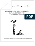 DUPLEXADORES PARA REPETIDORA DUPLEXADORES MÓVEIS FILTROS CAVIDADES - PDF Free Download