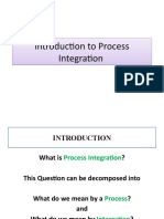 1. Introduction to Process Integration
