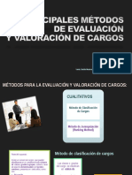 Principales Métodos de Evaluación y Valoración de Cargos p2