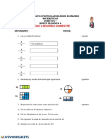 Unidad 2-Segundo Quimestre: Unidad Educativa Particular Bilingüe Ecomundo Matemáticas Sumativa 1 Quinto de Básica A