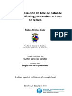 TFG Guillem Candelas Corrales. Estudio y Realización de Base de Datos de Pinturas Antifouling para Embarcacions de Recreo