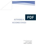 Acciones civiles en materia de bienes y sucesiones