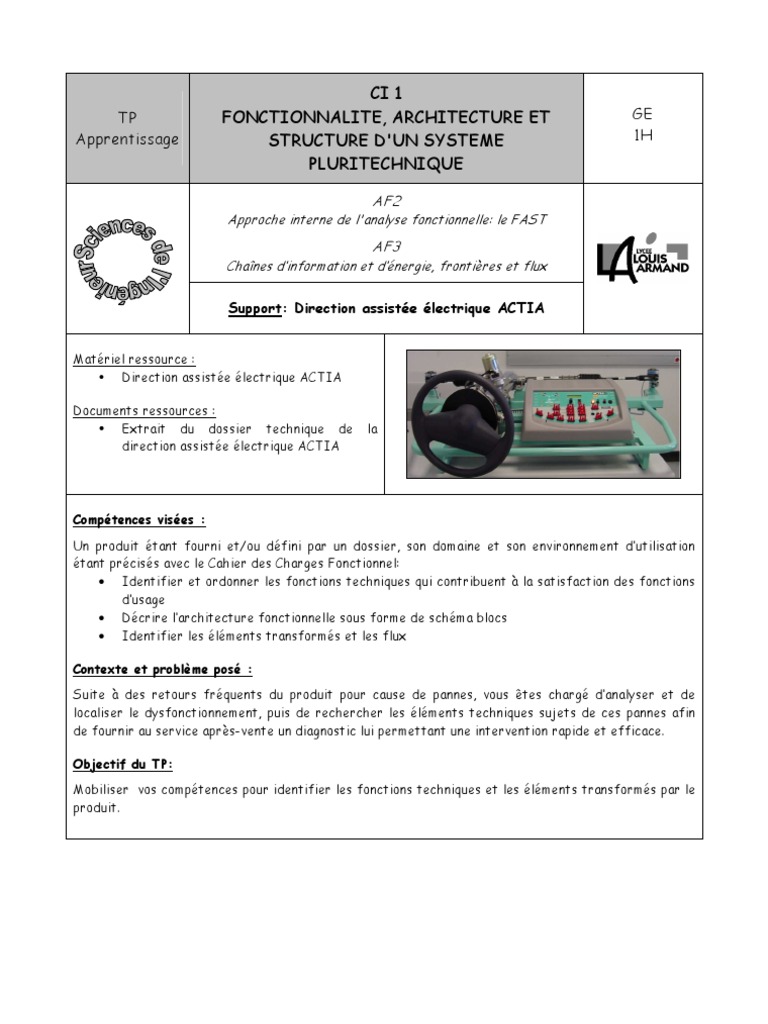 Schéma de la Direction Assistée Électrique | PDF | Électricité | Véhicules