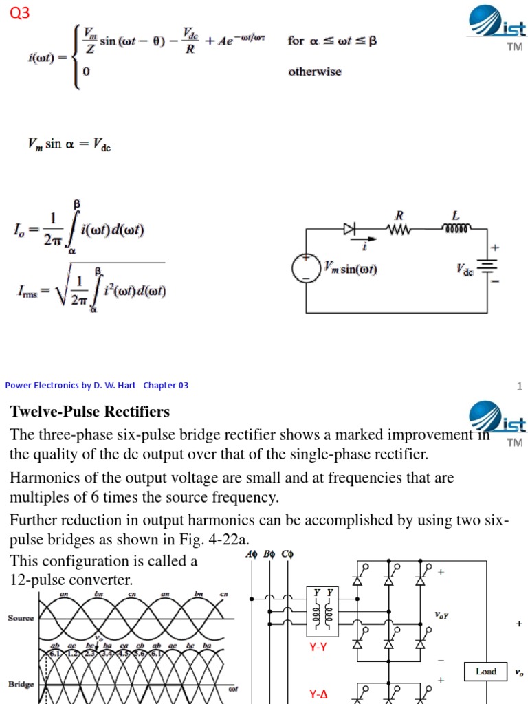 Power Electronics by D. W. Hart Chapter 03 PDF Power Electronics