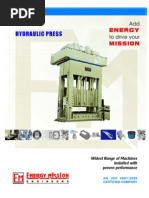 Hydraulic Press - Diagram, Working, Types & Application (PDF) | PDF ...