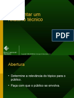 Modelo Apresentar Um Relatório Técnico