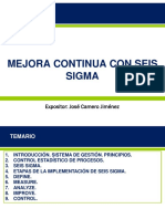 Mejora Continua Con Seis Sigma - Jose Camero - Presentacion