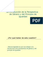 TEMA N°5 - Perspectiva de Género y Del Principio de Igualdad