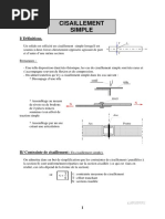 Contrainte et Déformation de Cisaillement | PDF | Contrainte de ...
