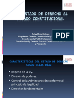 Del Estado de Derecho Al Estado Constitucional y Concepto de Constitución 1