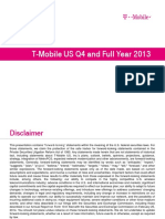 T-Mobile US Q4 and Full Year 2013