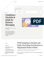 TCPA Compliance Checklist & Guide For Business Messaging