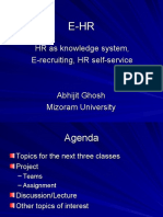 HR As Knowledge System, E-Recruiting, HR Self-Service