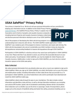 Usaa Safepilot™ Privacy Policy: Data Collected