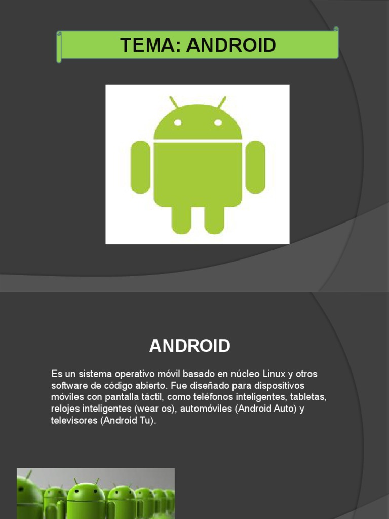 Android: Historia y Características Clave | PDF | Android (sistema ...