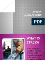 Stress Management: By: Mary Joi P. Bides General Psychology