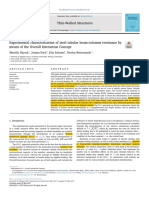 1.0 Experimental Characterization of Steel Tubular Beam-Columns Resistance by