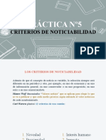 Criterios de Noticiabilidad