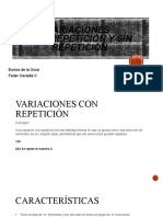 Variaciones en Excel