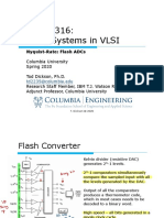 Elen E6316: Analog Systems in Vlsi: Nyquist-Rate: Flash Adcs