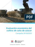 Evaluacion Economica Cana de Azucar. Campana 2019-2020