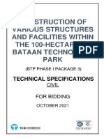 Civil Technical Specifications PH1 PKG3