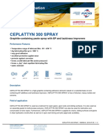 Ceplattyn 300 Spray: Graphite-Containing Paste Spray With EP and Tackiness Improvers