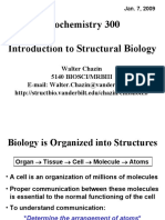 Biochemistry 300 Introduction To Structural Biology