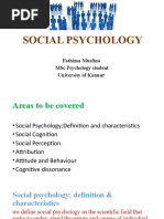 Social Psychology  