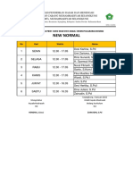 Guru Piket MTs Muhammadiyah Sejangkung