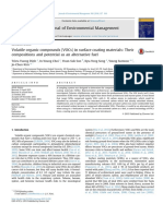 Volatile Organic Compounds (VOCs) in Surface Coating Materials - Their Compositions and Potential As An Alternative Fuel