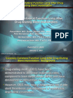 Coronary Collateral Function Long After Drug-Eluting Stent Implantation