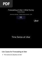 Forecasting at Uber: A Brief Survey: Andrea Pasqua