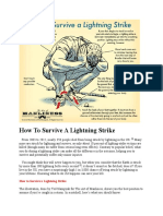 How To Survive A Lightning Strike