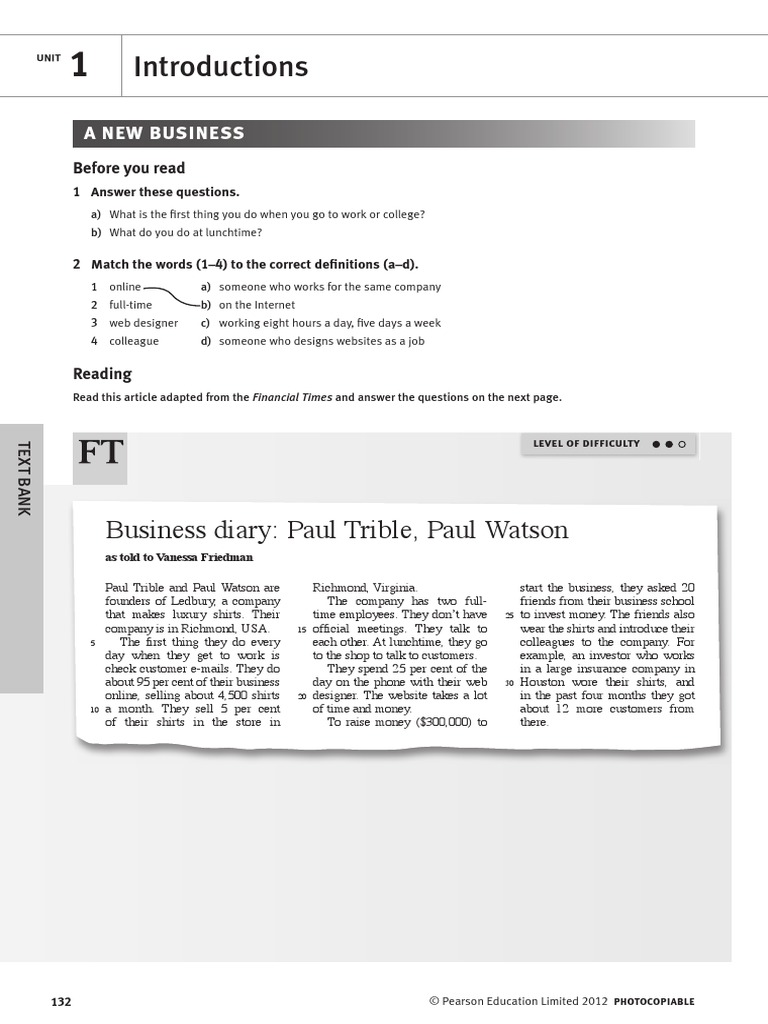 Introductions Business Diary Paul Trible, Paul Watson PDF