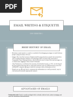 EMAIL Etiquette Notes