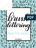 Brush Lettering Practice Pages For Beginners 6