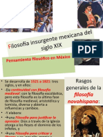 Filosofía Insurgente Mexicana Del Siglo XIX
