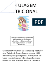 A regulamentação da rotulagem nutricional de alimentos no Brasil e no Mercosul